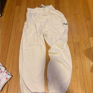 Missguided Cream Jogger Pants